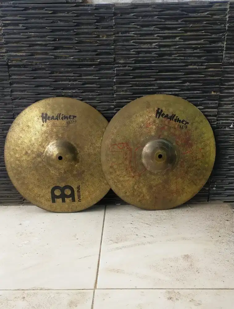 Cymbal drum hihat  meinl headleaner bekas