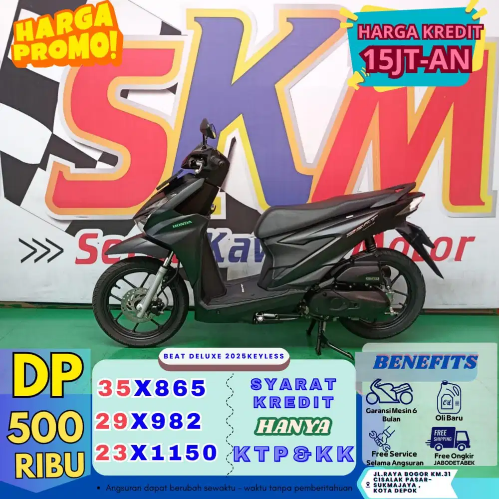 ( beat tahun 2025 DP:500 surat-surat lengkap cash credit