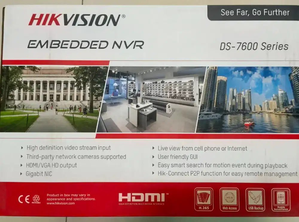 Nvr 16ch dan hdd 2tb new