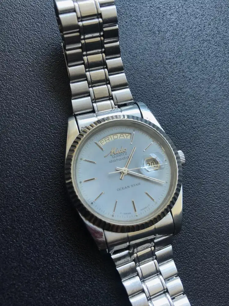 Dijual Jam Original Mido Swiss Datoday Ocean Star bukan Rolex Daydate