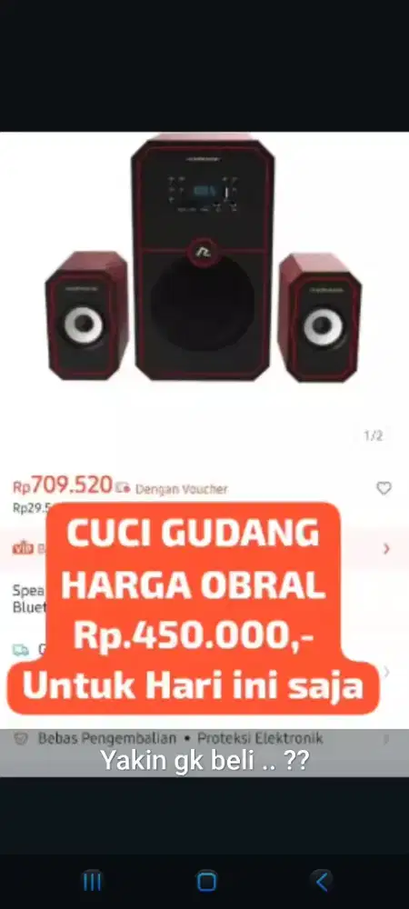 speker aktif mega Bass