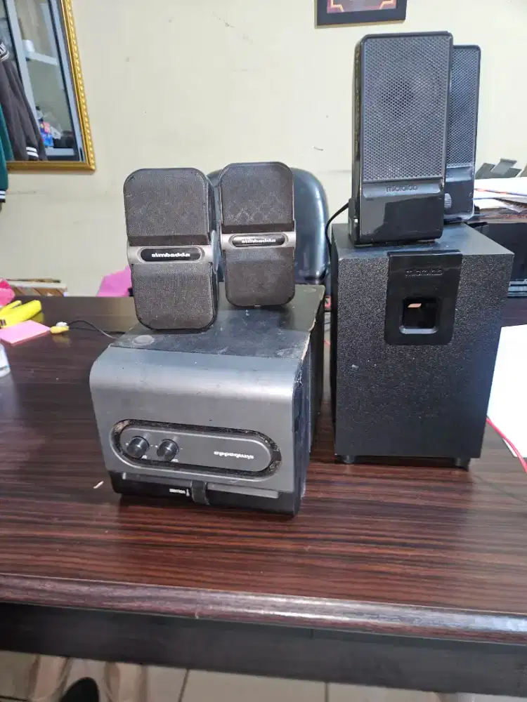 Jual Speaker Simbadda & Microlab Kondisi Seadanya