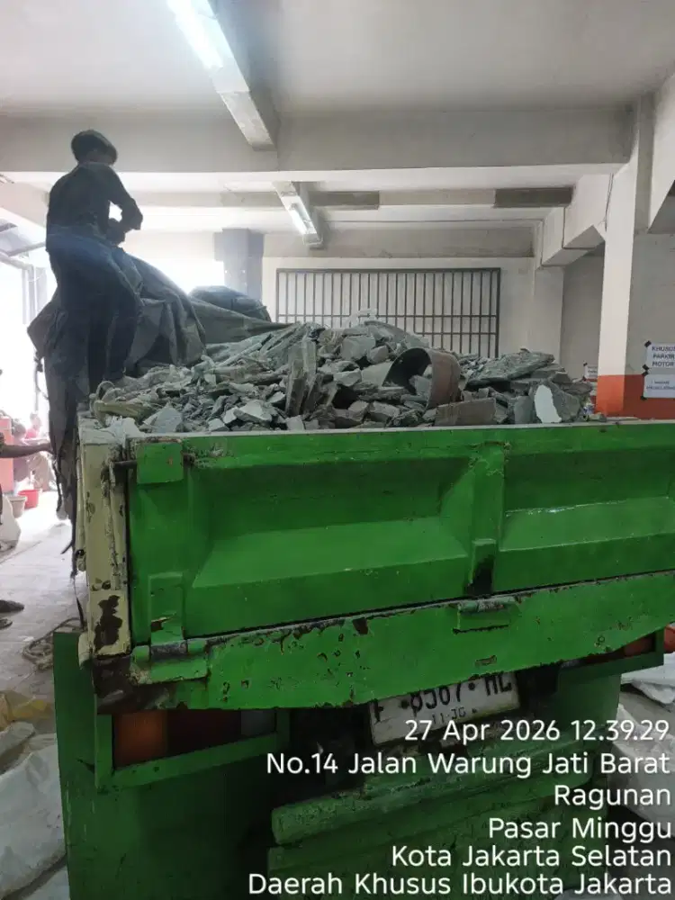 Jasa buang puing dan angkut sampah proyek