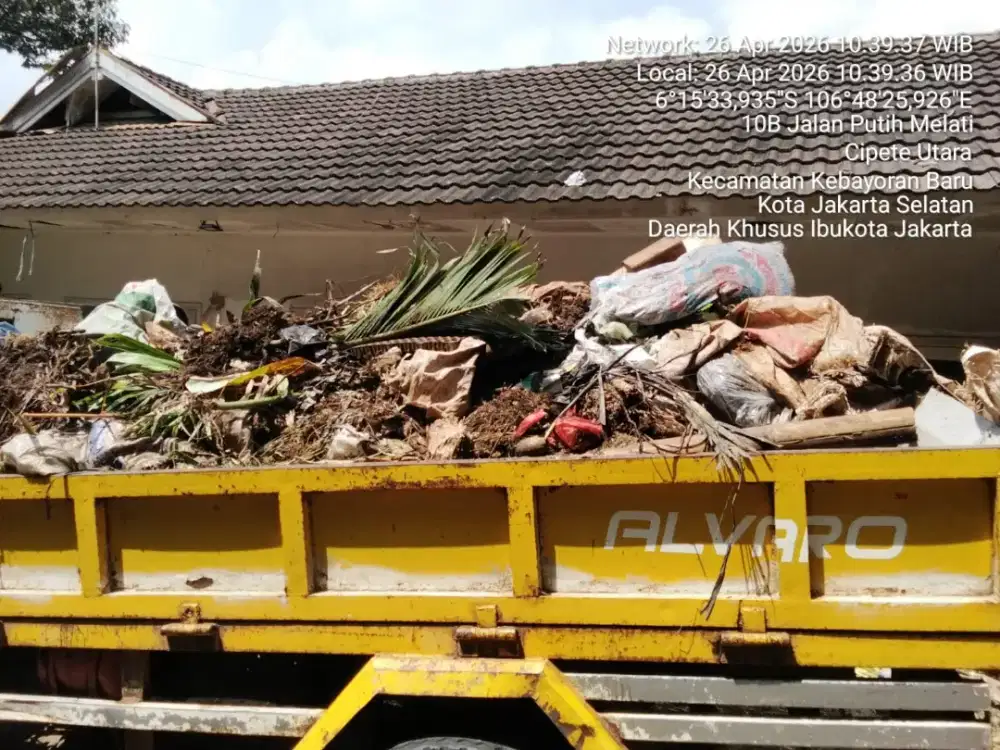 Jasa buang puing dan angkut sampah