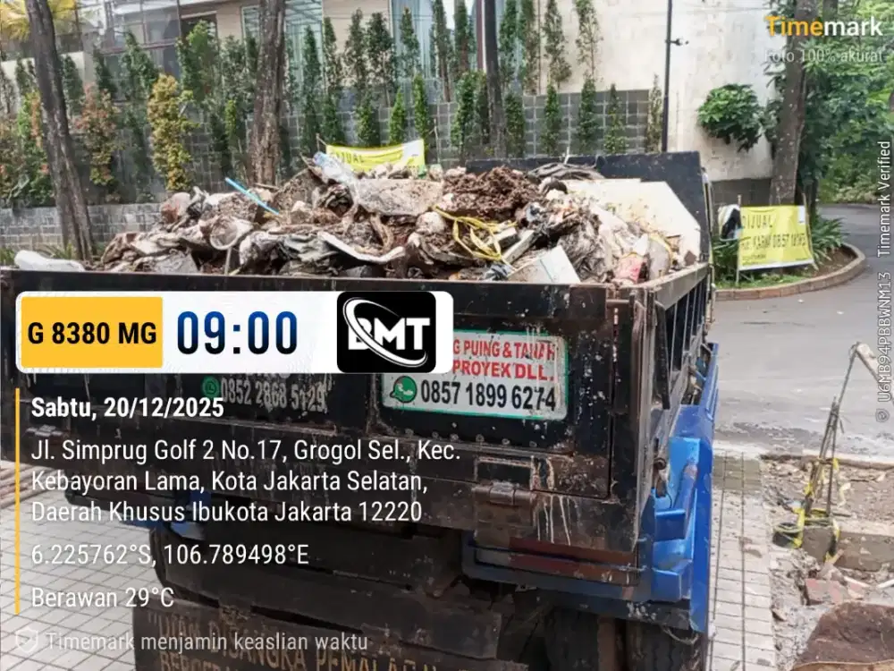 Jasa angkut puing dan buang sampah furniture