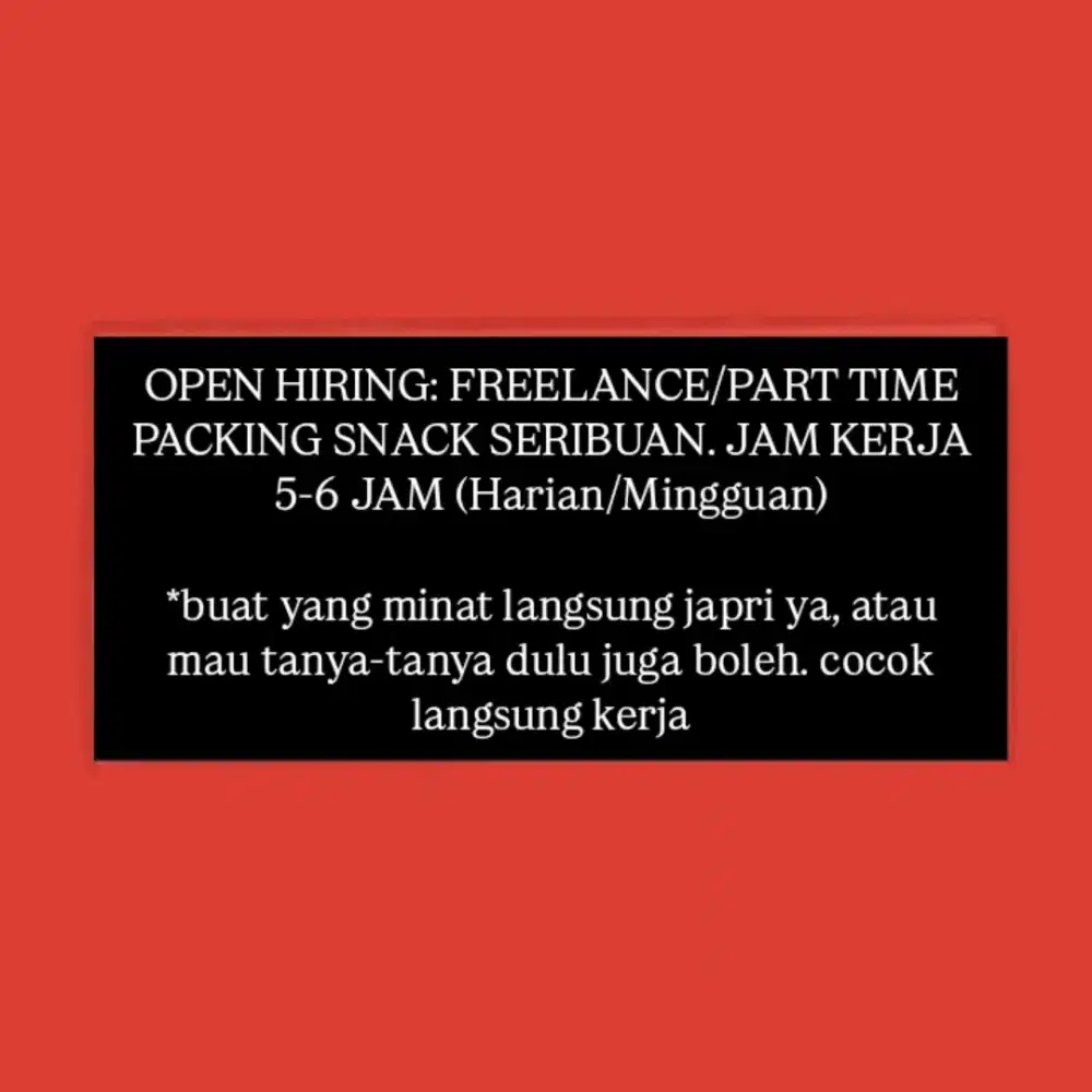 Looking for Freelancer