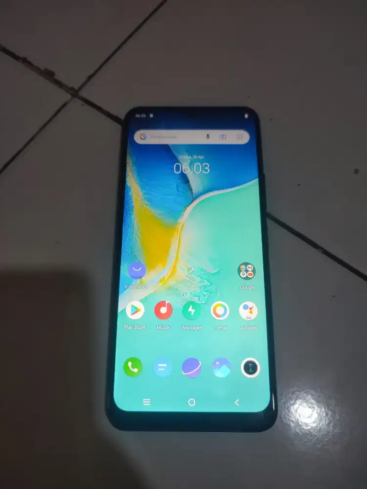 Dijual vivo Y15s, tam 3/64, versi android 12, batangan