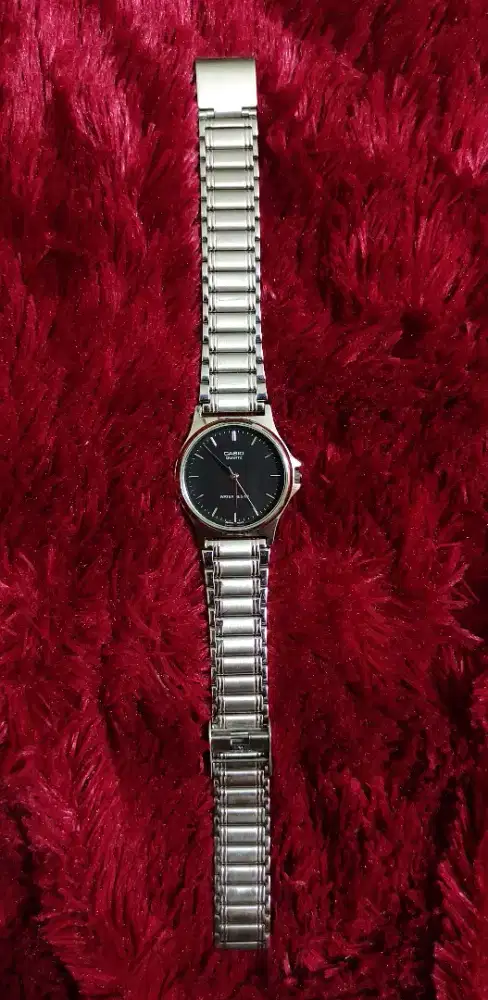 Jam Tangan Casio MTP-1016 Original Vintage Rare Stainless Steel Analog
