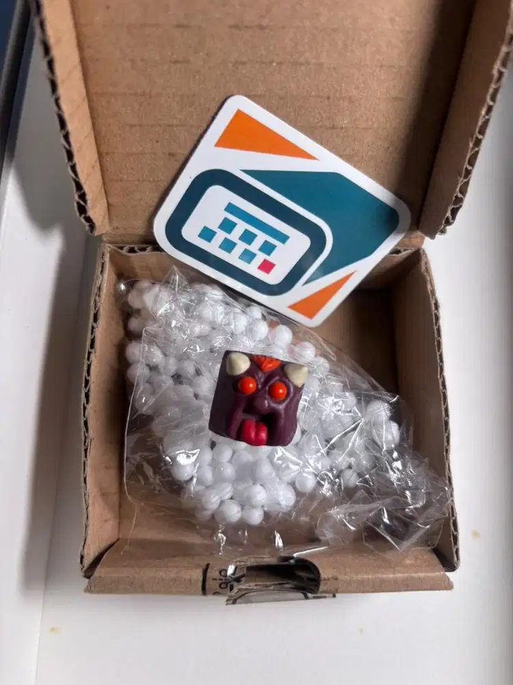 Keebnoobs keycaps mechanical keyboard laptop pc evil red devil merah