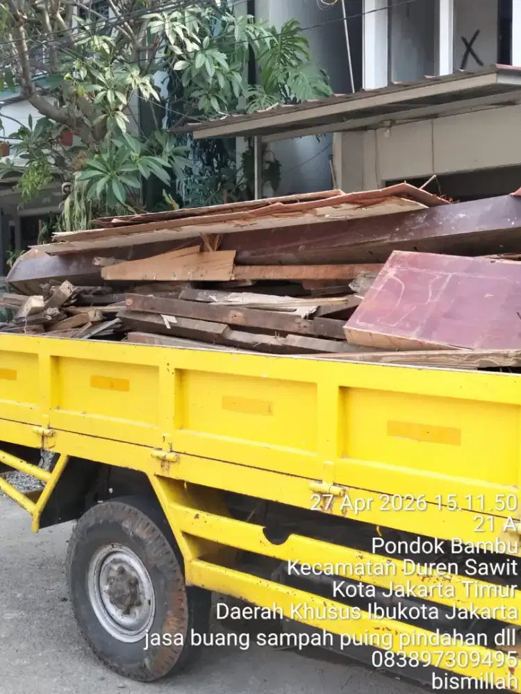 Jasa angkut puing dan buang sampah