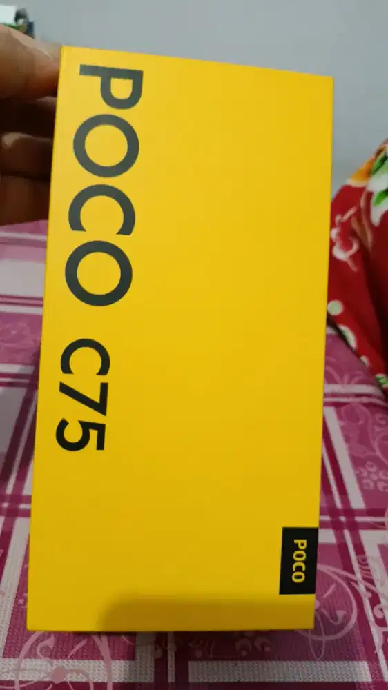 Poco c75 6/128 fullset like new