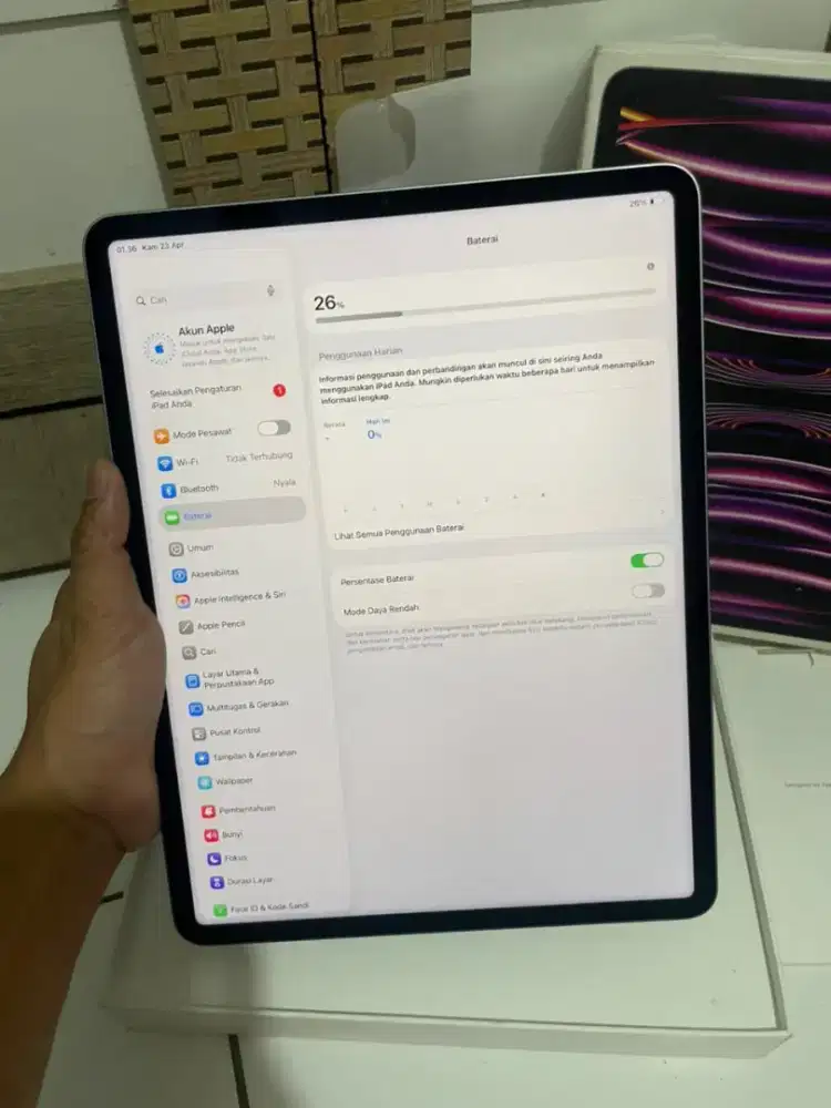 Ipad Pro M2 Gen 6 128 inter Mulus