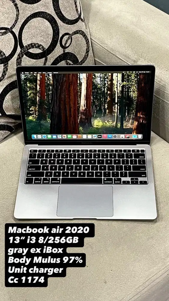 Macbook Air 2020 MWTJ2 13” Core i3 8/256GB Gray ex iBox