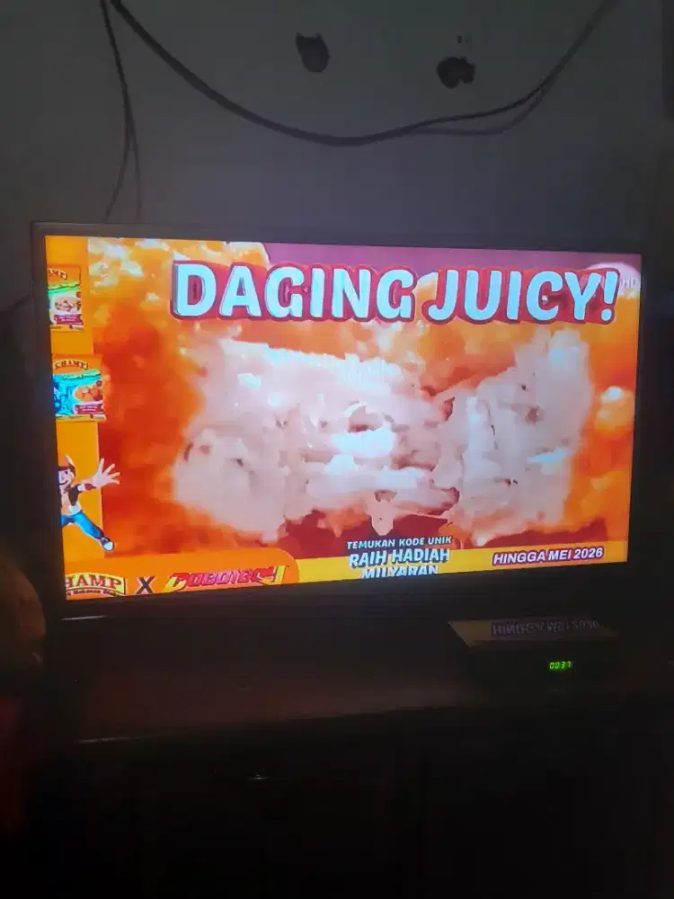 Jual tipi merk LG 32in normal jaya +setbok tipi minus tidak ada remot