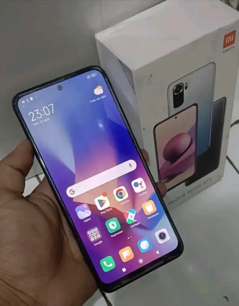 Redmi note 10s fullset ram 6/128