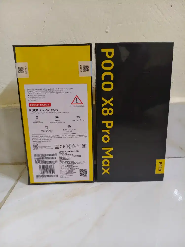 Poco x8 pro max 12/512 resmi BARU