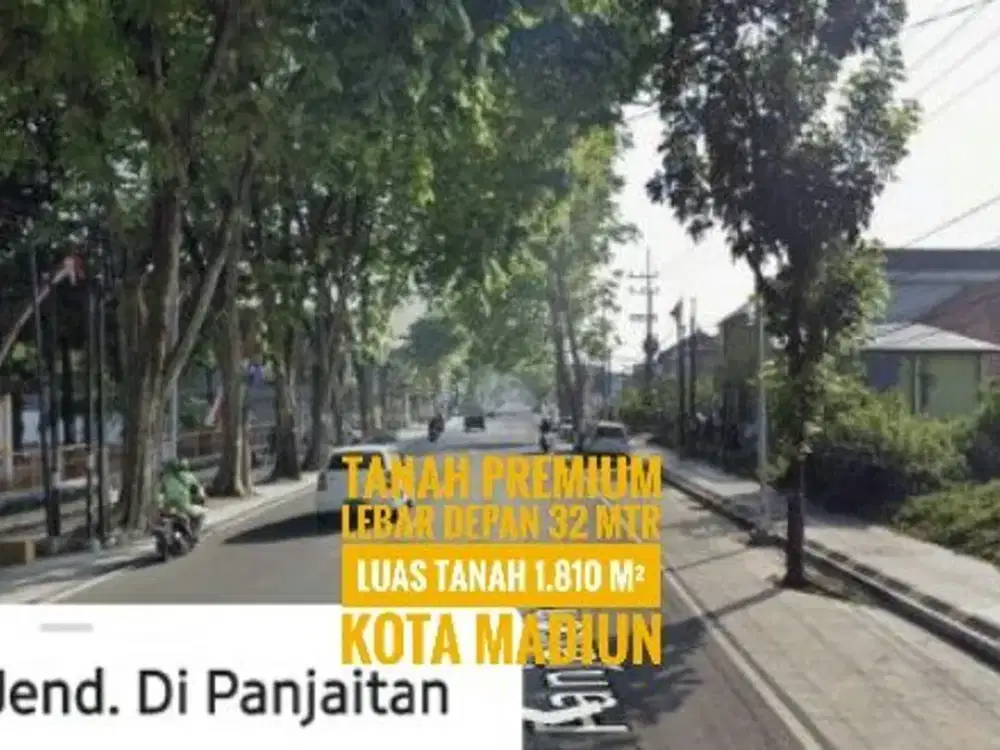 H// Tanah LD 32 mtr, Jl. Mayjen Panjaitan KOTA MADIUN Ciamik