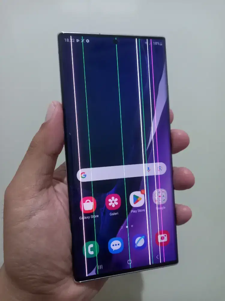 Samsung Galaxy Note 20 Ultra Ram 8/256Gb Fullset minus layar garis aja