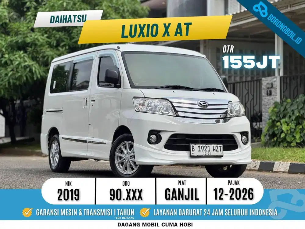 DAIHATSU LUXIO X AT 2019 PAJAK PANJANG