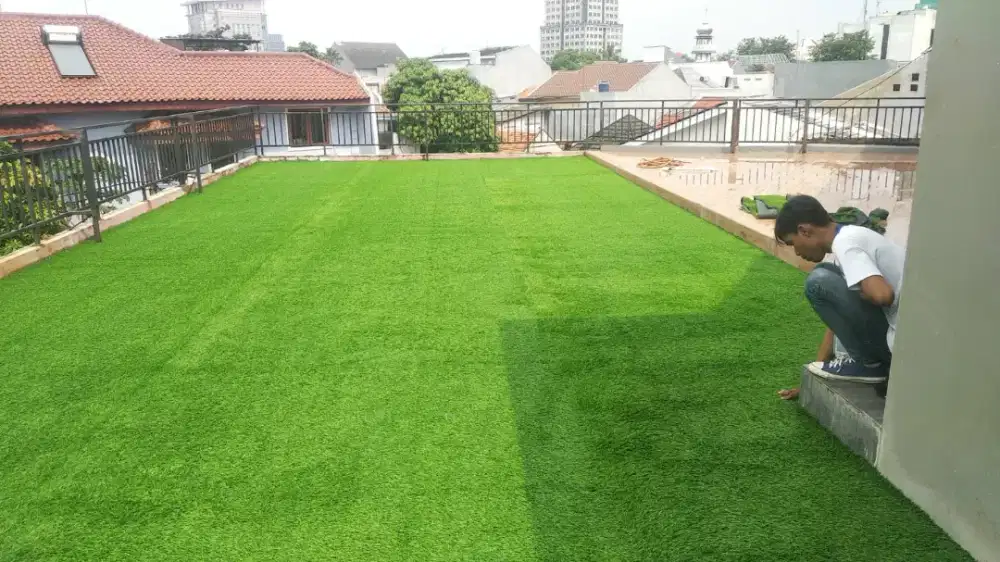 JUAL RUMPUT SINTETIS KUAT TAHAN LAMA UNTUK INDOOR DAN OUTDOOR