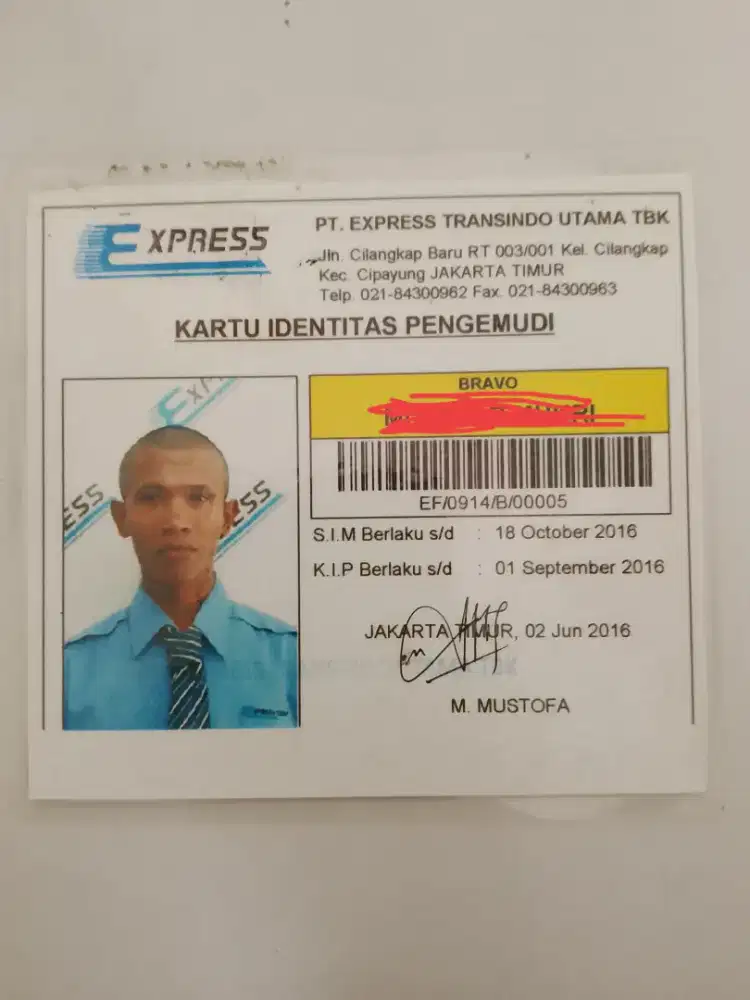 Mencari lowongan driver pribadi / sejenisnya