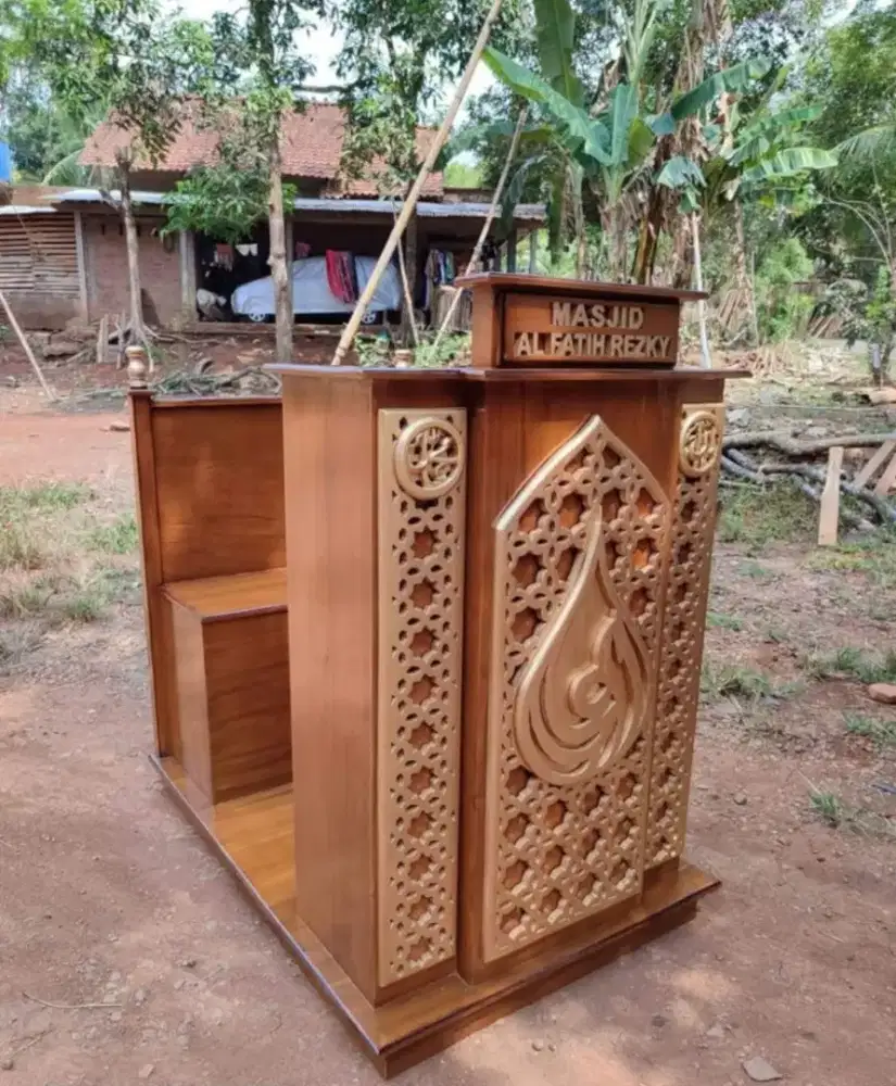 Mimbar masjid mimbar mushola