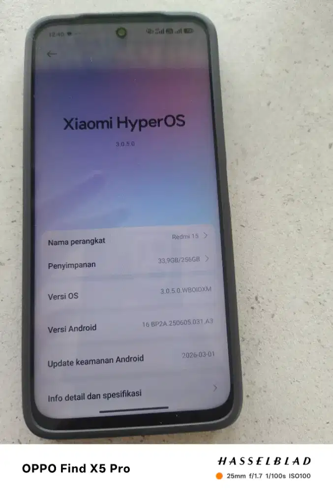 Xiaomi Redmi 15 8+8/256 like new msih grnsi Pjng lngkp ORI BS TT