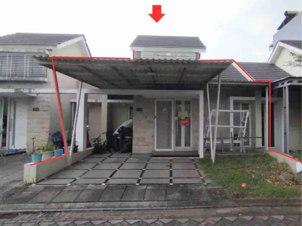 Dijual murah via lelang rumah di citra harmoni cluster Riverside taman Sidoarjo