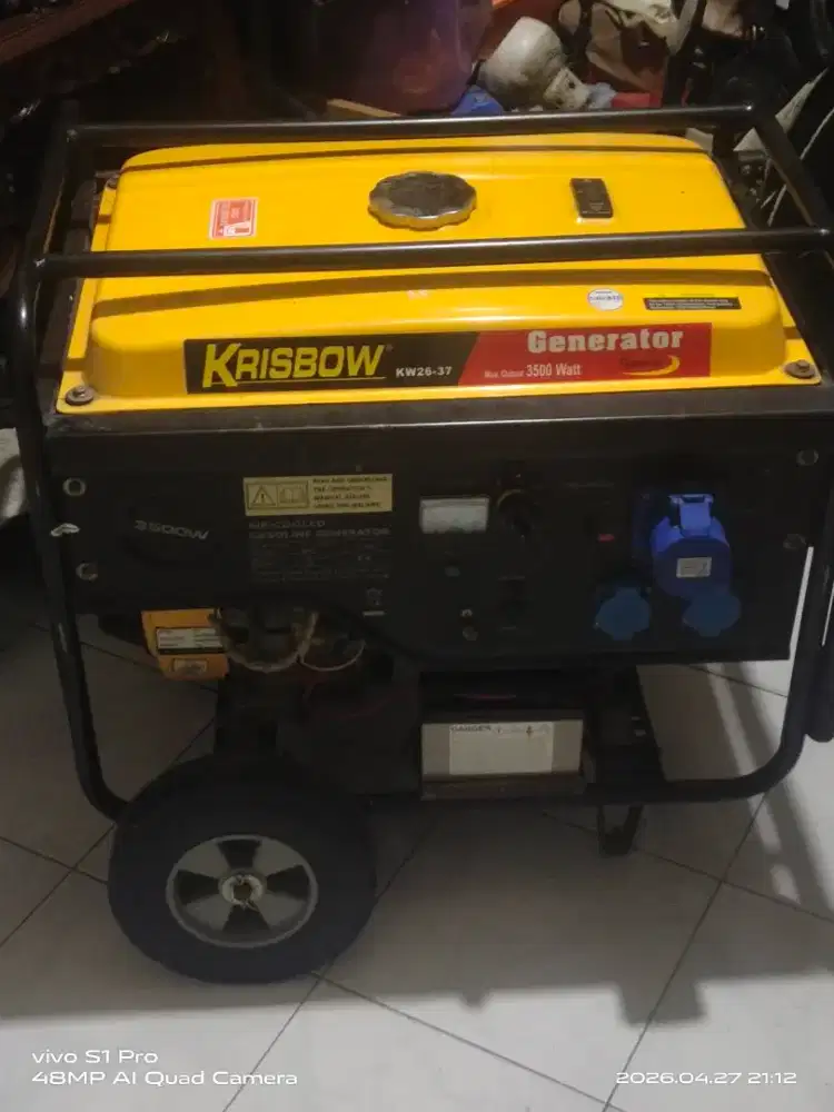 Generator merk krisbow,3500watt