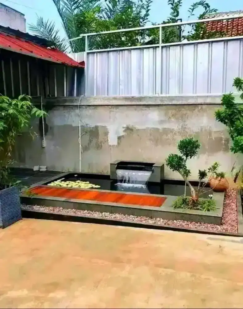 Spesialis pembuat Taman dan kolam koi