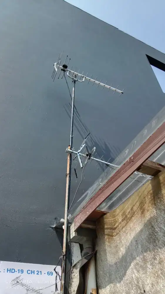 Tes siaran tv Anda Antenna tv digital