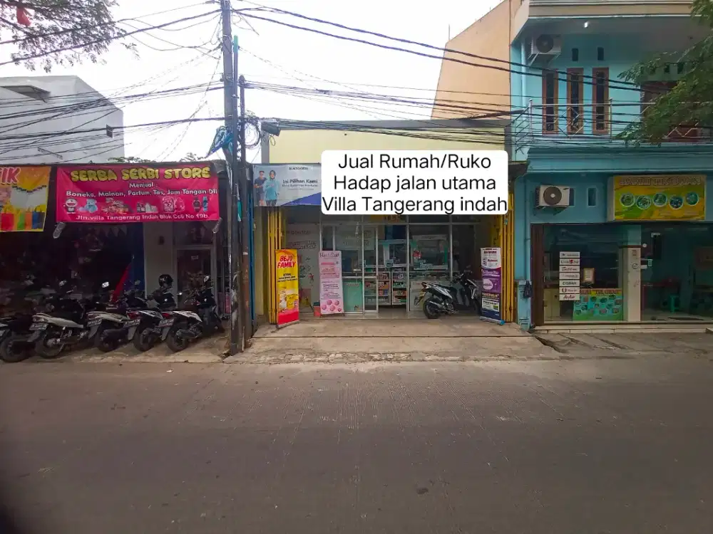 Turun Harga 200jt, Rumah/Ruko di villa Tangerang indah