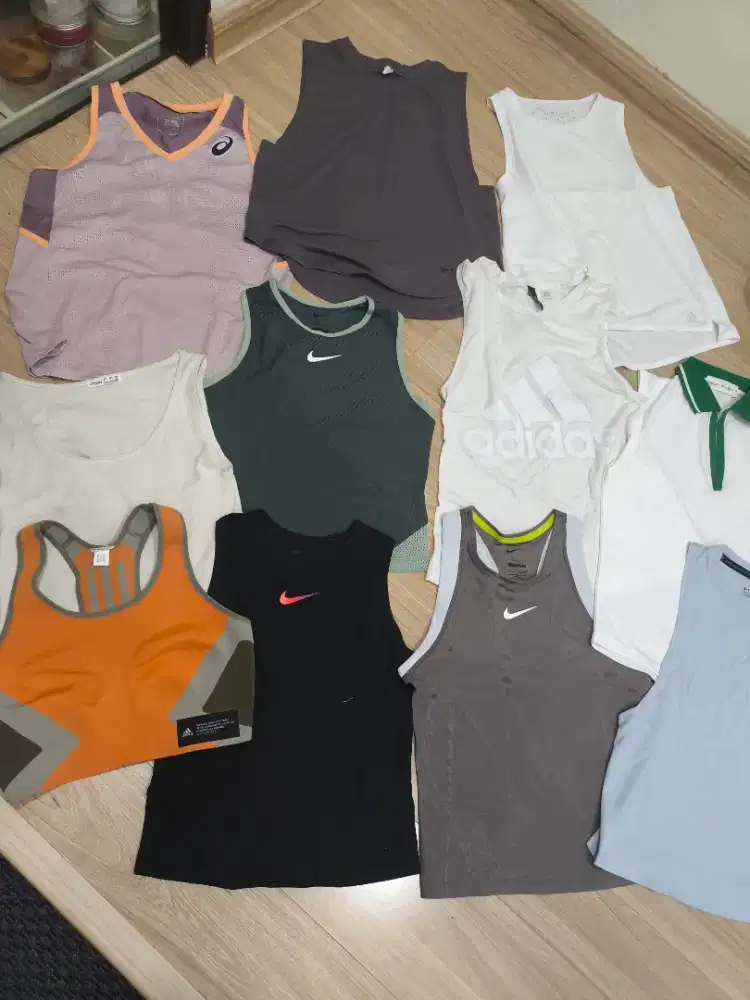 PAKAIAN OLAH RAGA WANITA BRANDED ORIGINAL PRELOVED