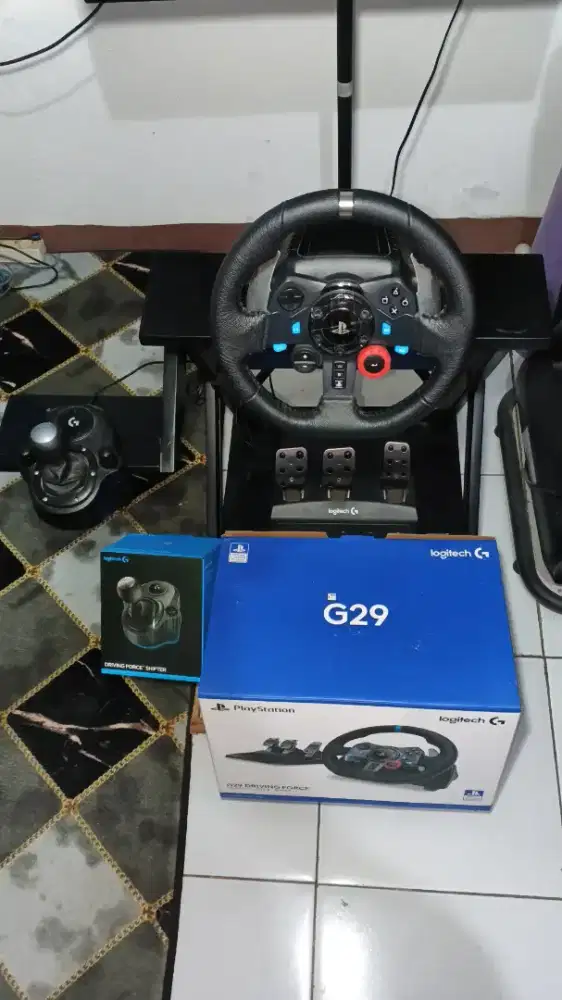 Logitech G29 + Shifter Driving Firce Steering Wheel PC PS3 PS4 PS5