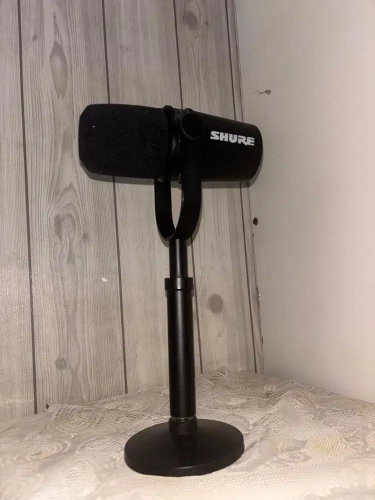 .	Mic Shure M7 Like New – Cocok Vocal, Podcast, Recording