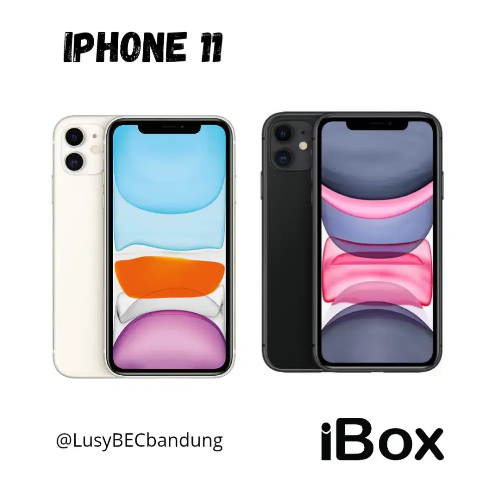 Iphone 11 64/128Gb Second Interr iBox Bisa Cash dan Cicilan