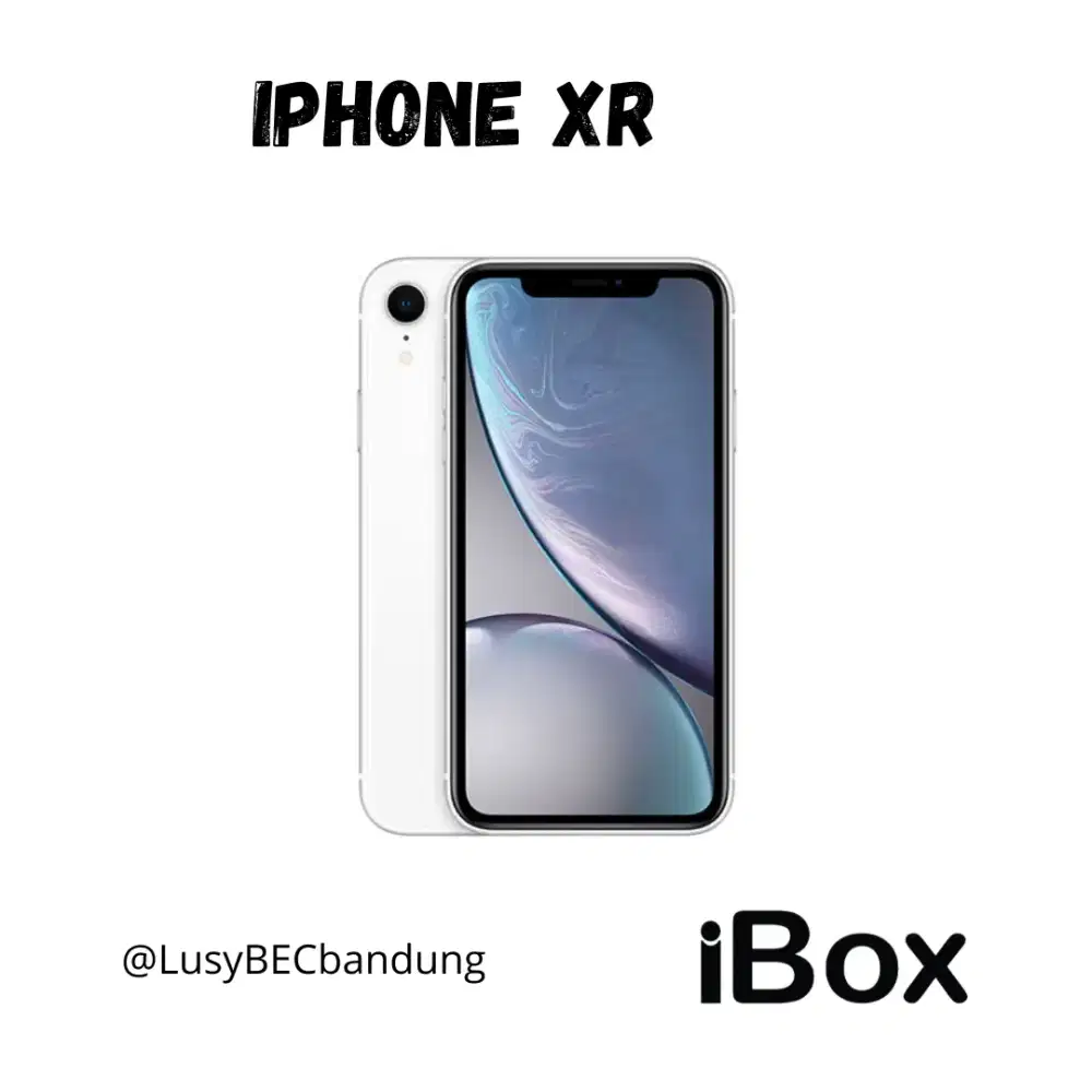 Iphone XR 64/128GB Second Int/iBox Bisa Cash Dan Cicilan