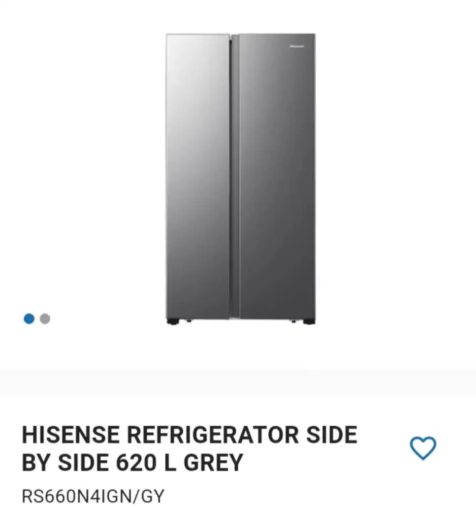 KULKAS SIDE BY SIDE HISENSE