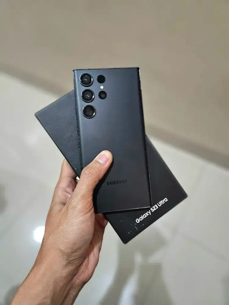 Samsung S23 Ultra 12/512GB Resmi Sein Black Lengkap