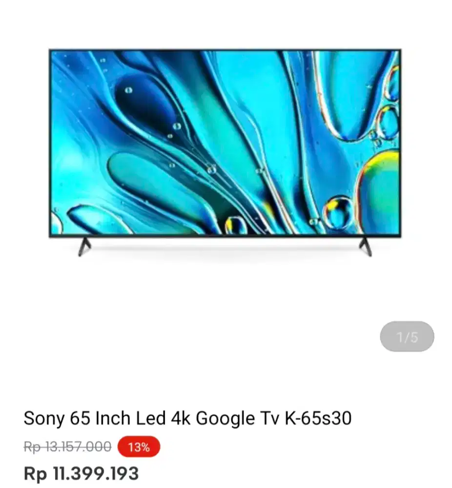 SONY GOOGLE 65INCH PROMO