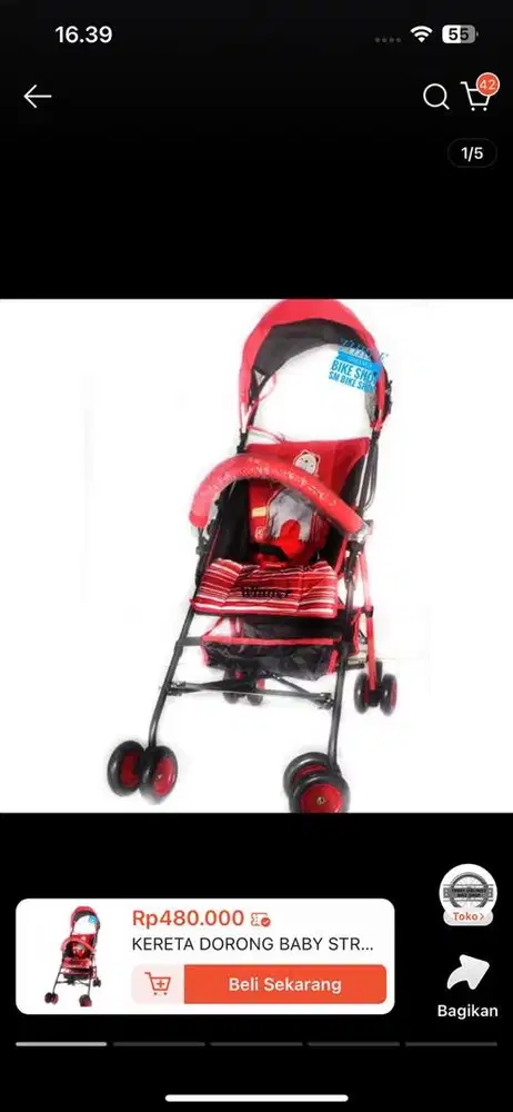 Stroller pliko boogie