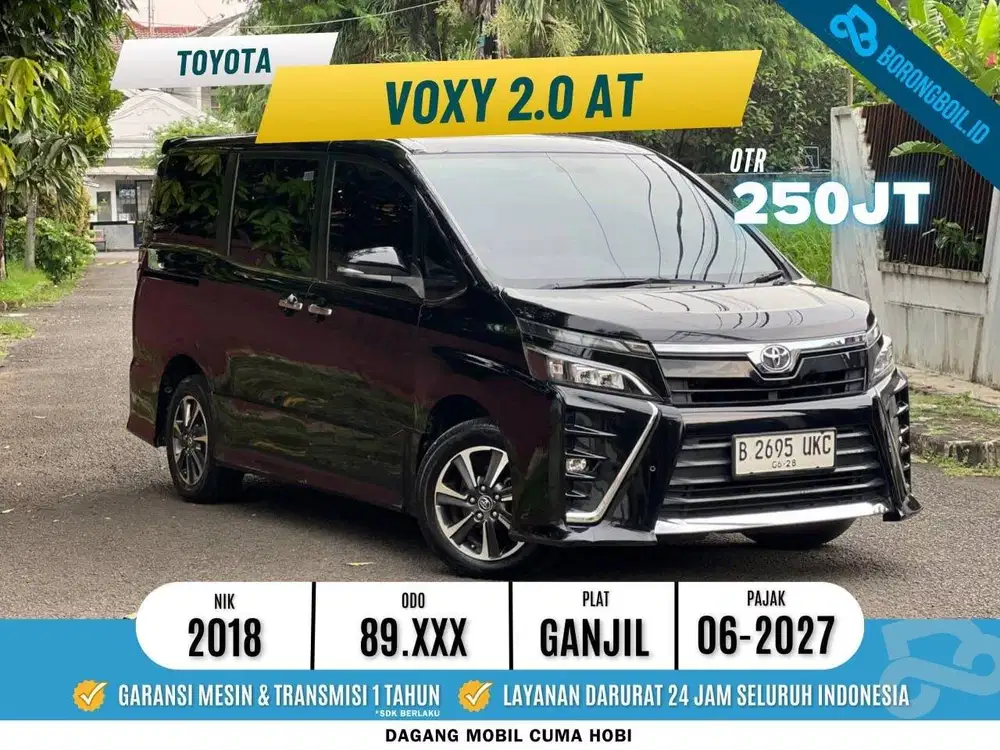 Toyota Voxy 2.0 AT 2018 Hitam | Serena Alphard
