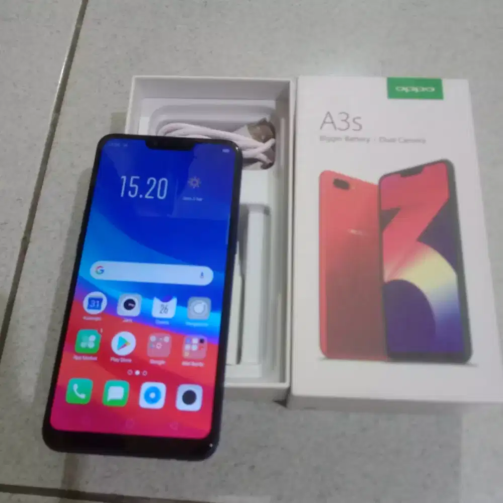 OPPO A3s Ram 6/128GB +fulset+