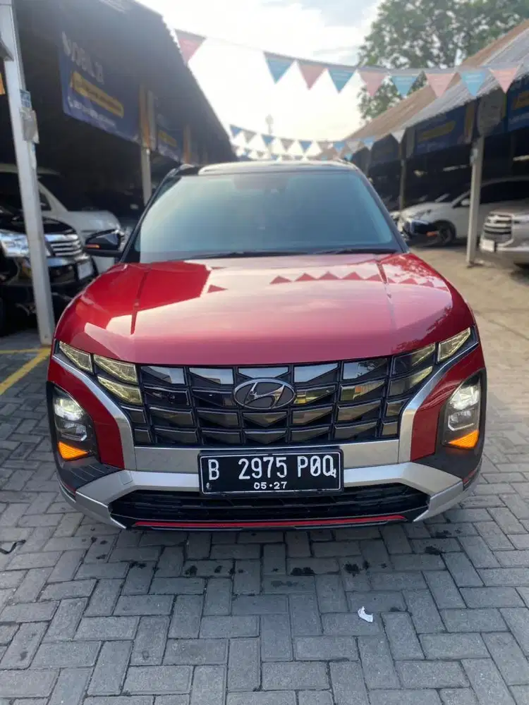 Hyundai Creta Prime Twotone IVT Matic Merah Low KM Istimewa DP Murah