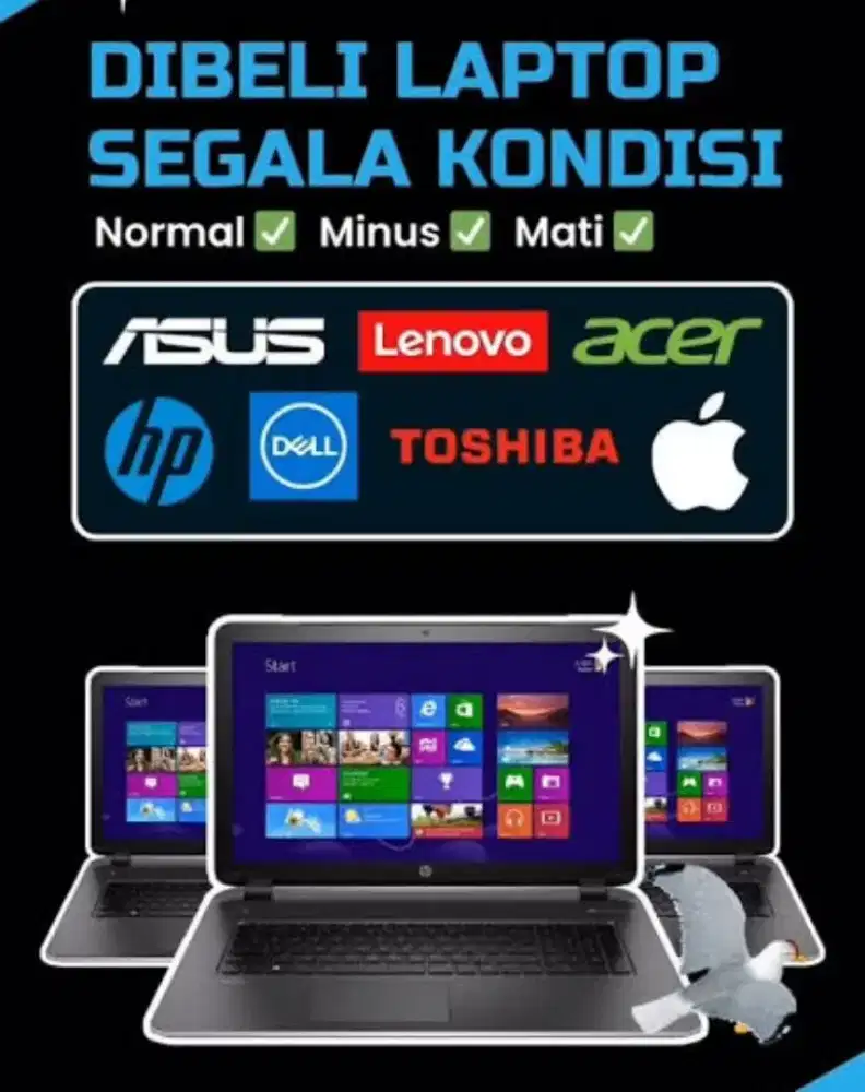 Dibeli Laptop segala Kondisi