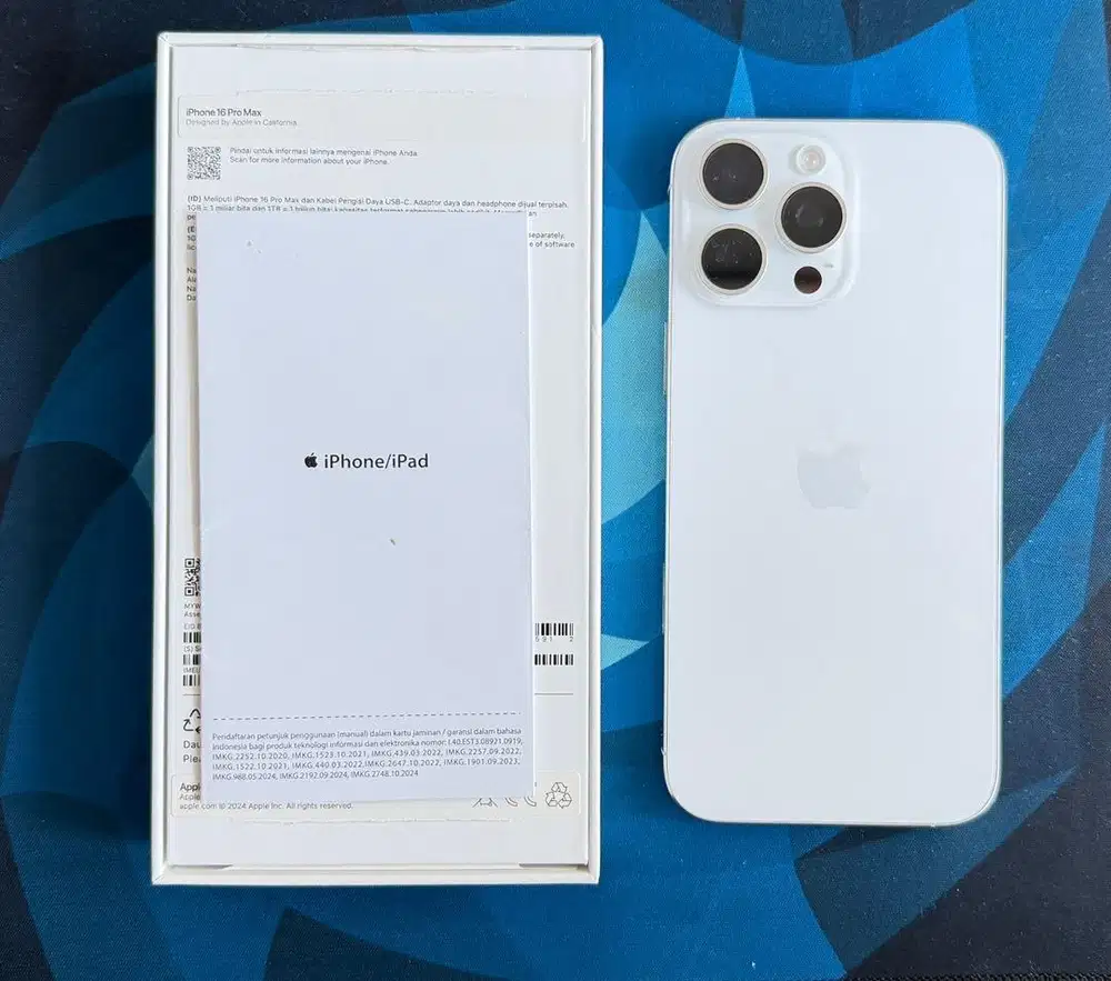 Iphone 16 promax 256Gb ( white titanium ) ex.ibox