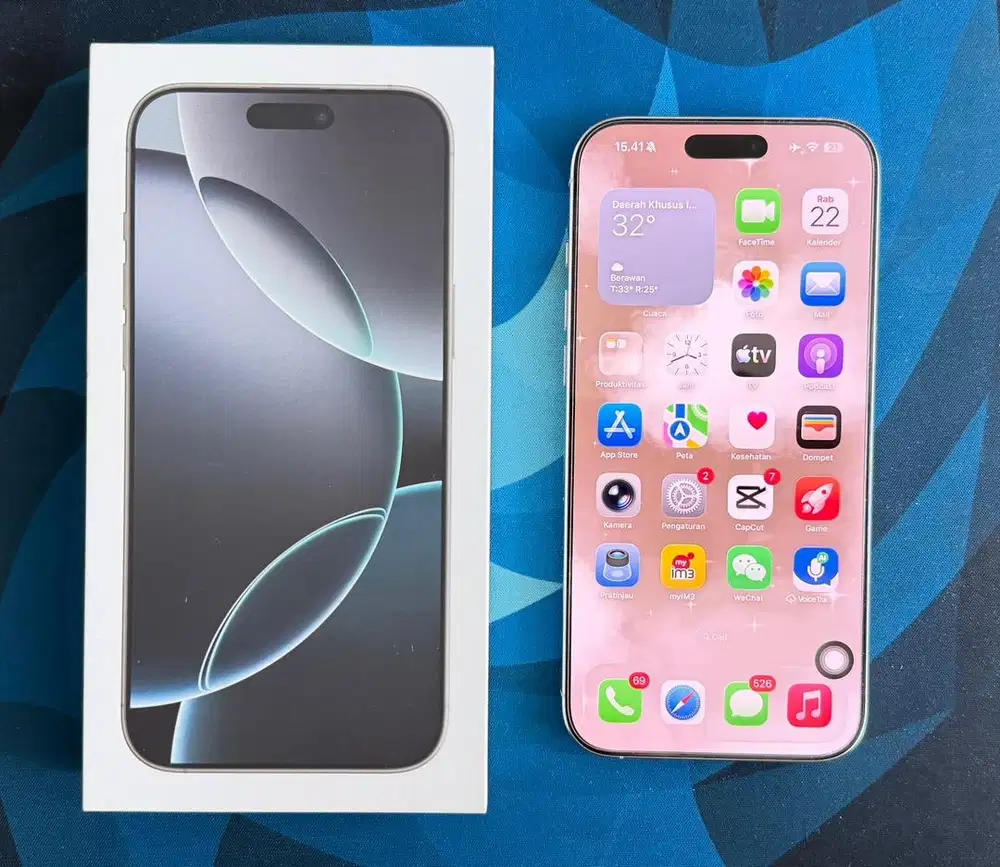 Iphone 16 promax 256Gb ( white titanium ) ex.ibox