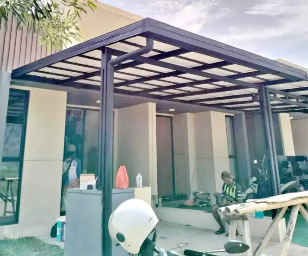 Kanopi baja ringan minimalis