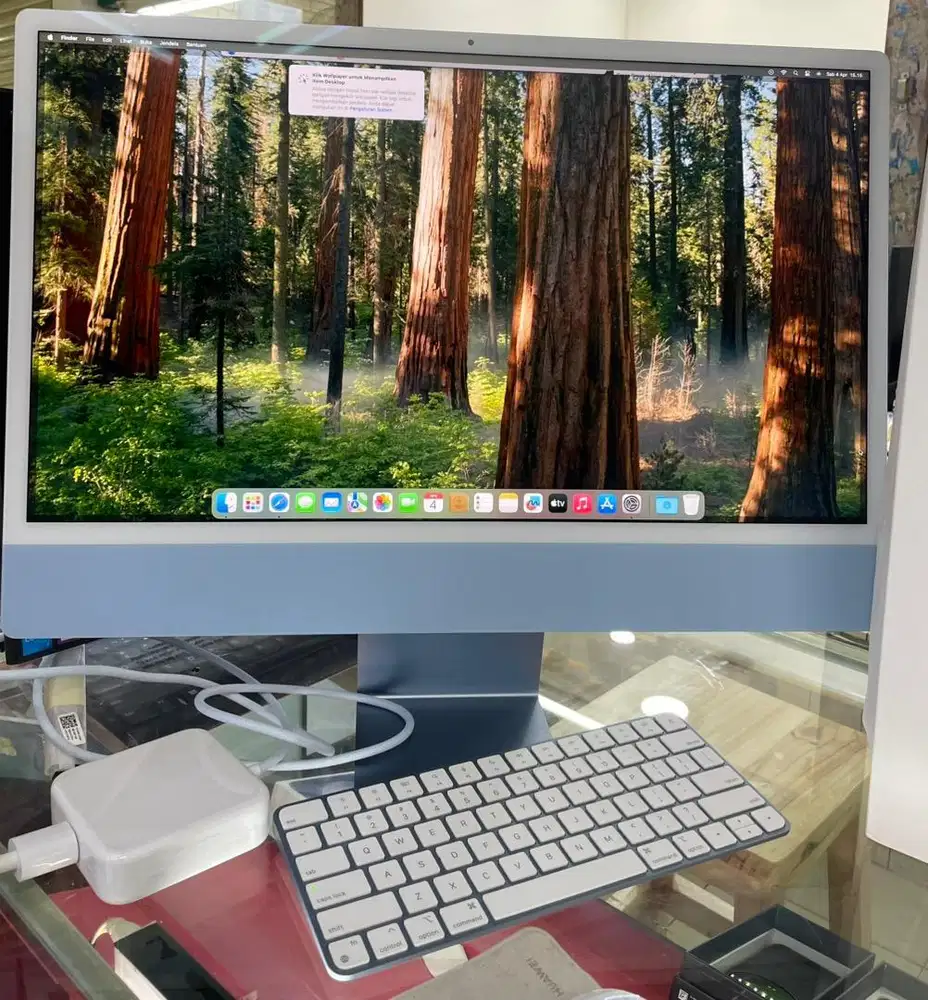 Imac M3 24inc 8/256gb blue second ibox