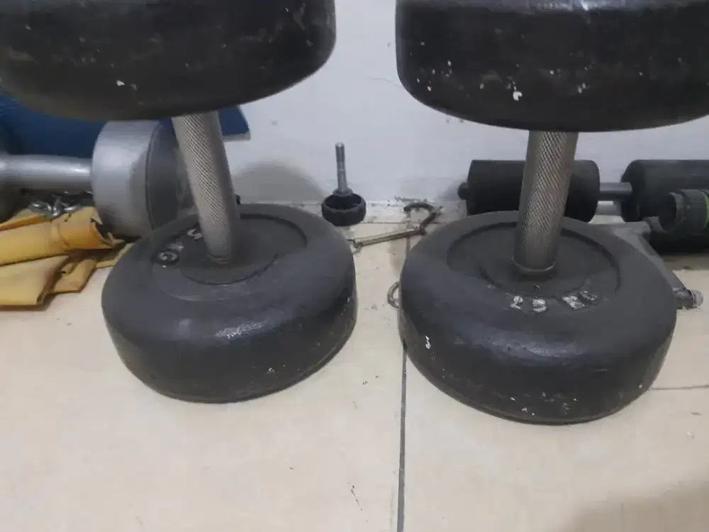 1pasang dumble 50kg besi
